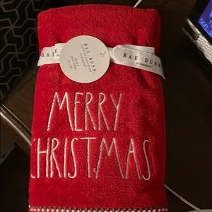 Rae Dunn Christmas Hand Towels